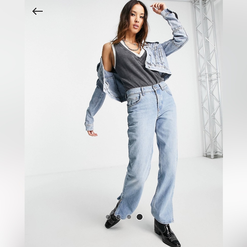 Free People Cozy Girl Deep V Body Suit - Picture 1 of 10